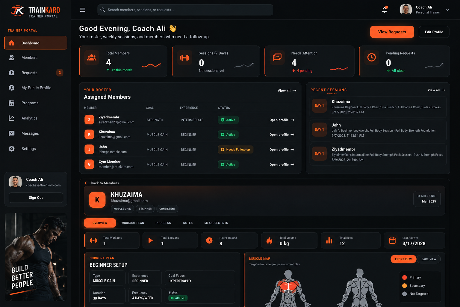 TrainKaro trainer portal